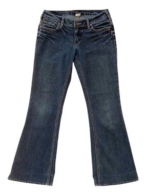 Silver Jeans Aiko Mid rise  boot cut jeans Womens Bootcut Size 29 Blue Denim VTG